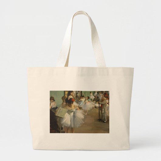Degas Dance Class Ballet Dansers Ballerina Art Grote Tote Bag (Voorkant)