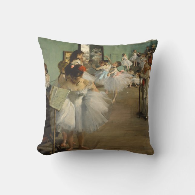 Degas Dance Class Ballet Dansers Ballerina Art Kussen (Voorkant)