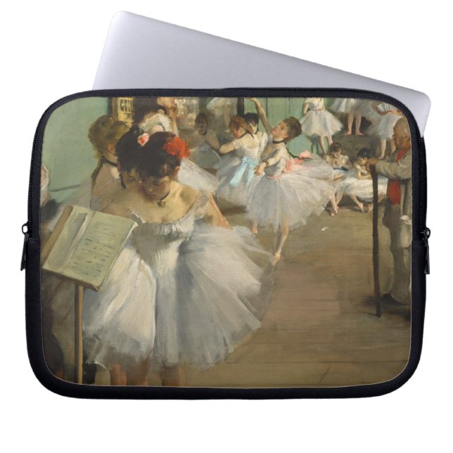 Degas Dance Class Ballet Dansers Ballerina Art Laptop Sleeve (Voorkant)