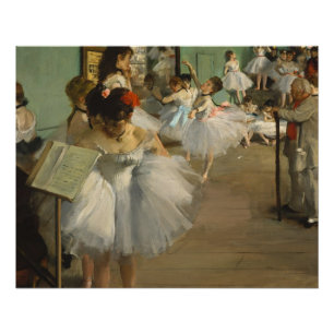 Degas Dance Class Ballet Dansers Ballerina Art Poster