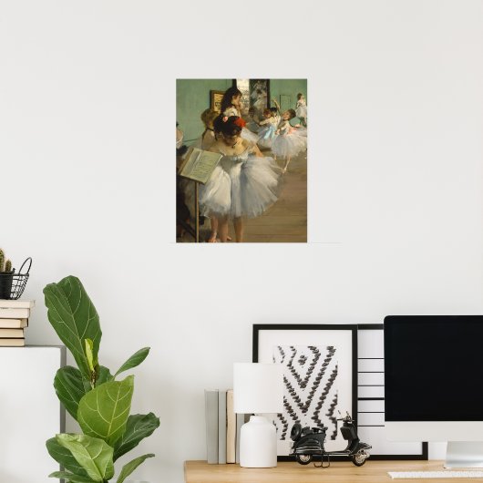 Degas Dance Class Ballet Dansers Ballerina Art Poster (Thuiskantoor)