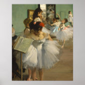 Degas Dance Class Ballet Dansers Ballerina Art Poster (Voorkant)