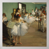 Degas Dance Class Ballet Dansers Ballerina Art Poster (Voorkant)