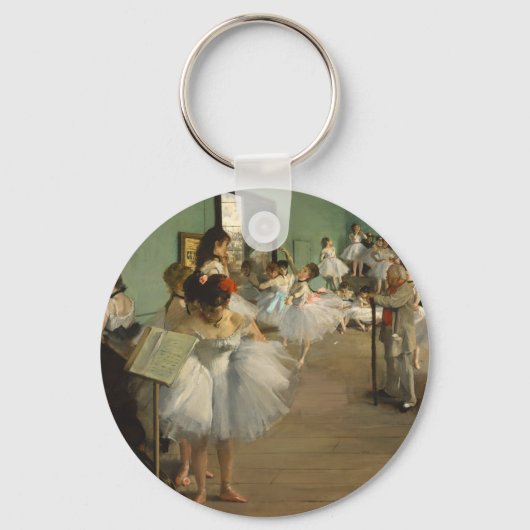 Degas Dance Class Ballet Dansers Ballerina Art Sleutelhanger (Voorkant)