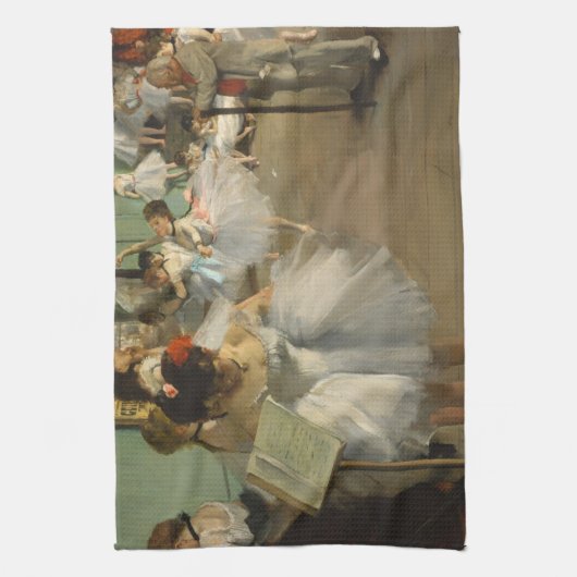 Degas Dance Class Ballet Dansers Ballerina Art Theedoek (Verticaal)
