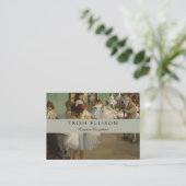 Degas Dance Class Ballet Dansers Ballerina Art Visitekaartje (Staand voorkant)