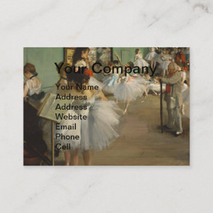 Degas Dance Class Ballet Dansers Ballerina Art Visitekaartje