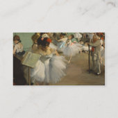 Degas Dance Class Ballet Dansers Ballerina Art Visitekaartje (Achterkant)