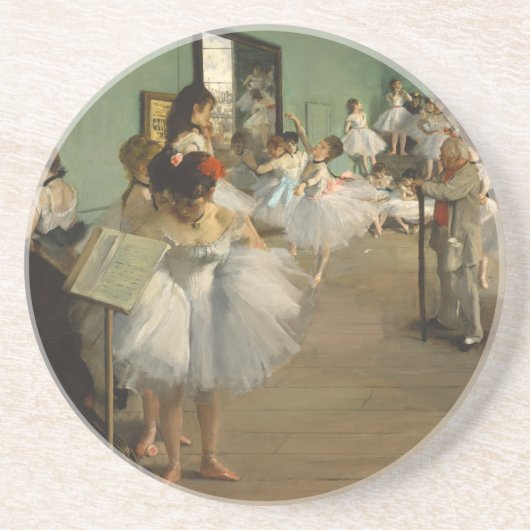 Degas Dance Class Ballet Dansers Ballerina Art Zandsteen Onderzetter (Voorkant)