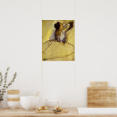 Degas Dancer in Yellow Fine Art Print (Keuken)