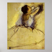 Degas Dancer in Yellow Fine Art Print (Voorkant)