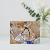 Dega's Dancer Invitation Briefkaart (Staand voorkant)
