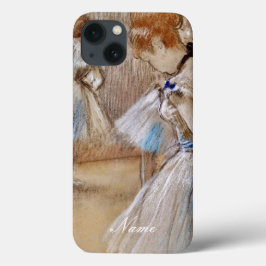 Degas Dancer Met Blauw Lint iPhone / iPad Case