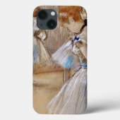 Degas Dancer Met Blauw Lint iPhone / iPad Case (Achterkant)