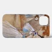 Degas Dancer Met Blauw Lint iPhone / iPad Case (Achterkant (horizontaal))