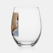 Degas Dancer met Blue Ribbon Drinkware Set Wijnglas Zonder Voet (Links)