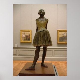 Degas Dancer Sculpture Poster