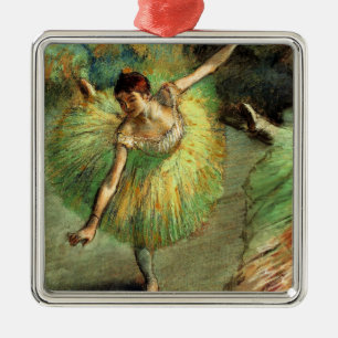 Degas - Dancer Tilting, beroemd schilderij, Metalen Ornament
