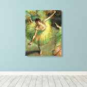 Degas - Dancer Tilting Canvas Afdruk (Insitu (Houten vloer))