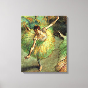Degas - Dancer Tilting Canvas Afdruk