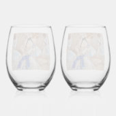 Degas Dancer with Blue Ribbon    Wijnglas Zonder Voet (Achterkant)