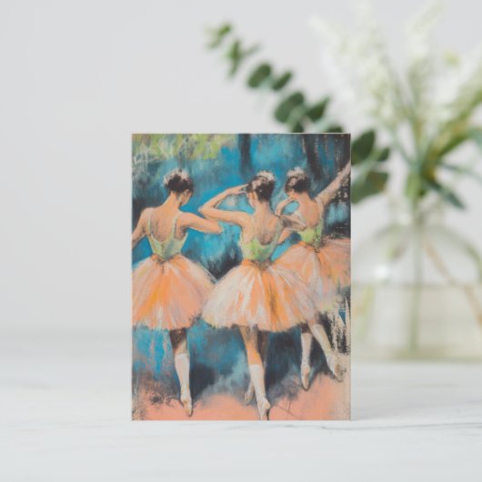 Degas Dancers  Briefkaart (Staand voorkant)