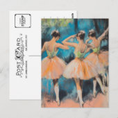 Degas Dancers  Briefkaart (Voorkant / Achterkant)