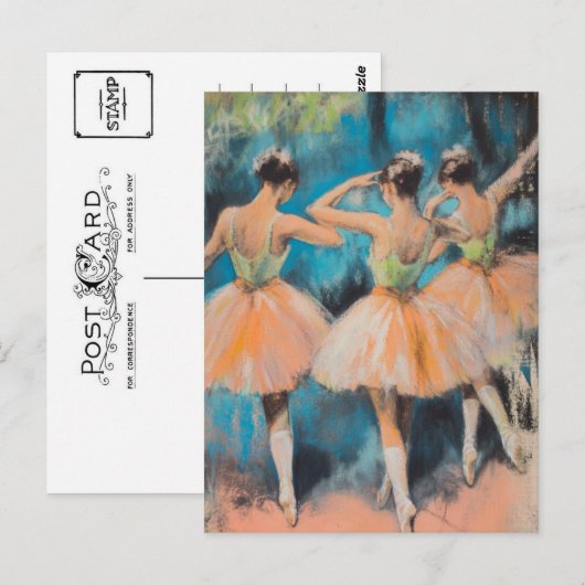 Degas Dancers  Briefkaart (Voorkant / Achterkant)