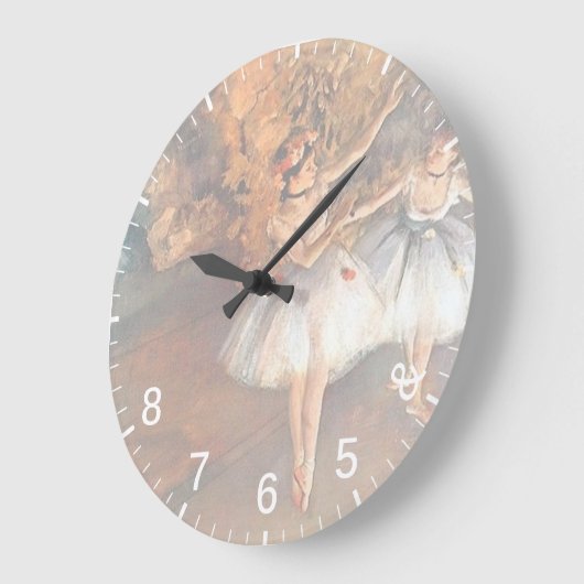 Degas Dancers Clock - 5 6 7 8 Dance Timing Joke Grote Klok (Hoek)