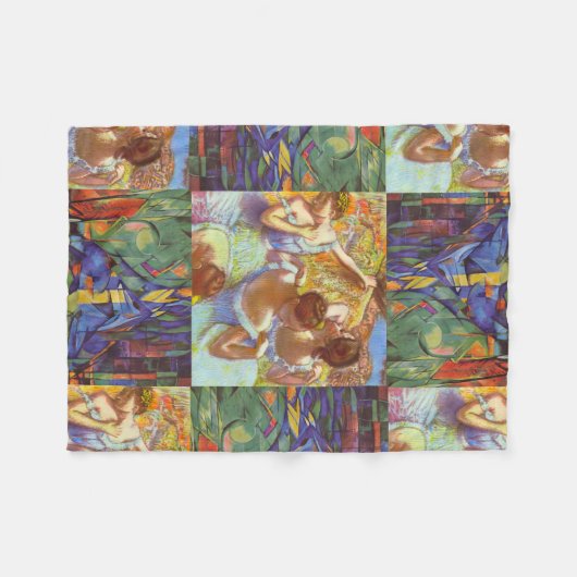 Degas' Dancers en Marc's Deer Fleece Deken (Voorkant (Horizontaal))