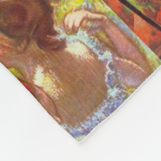 Degas' Dancers en Marc's Deer Fleece Deken (Hoek)