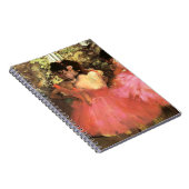 Degas Dancers in roze laptop Notitieboek (Rechterzijde)