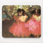 Degas Dancers in roze Muismat (Voorkant)