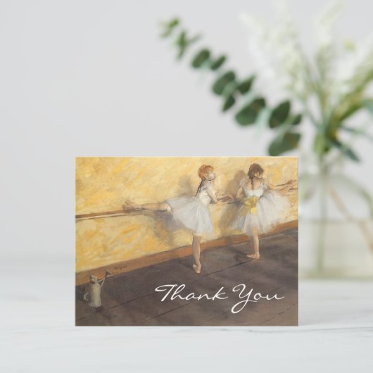 Degas' Dancers Practicing Briefkaart (Staand voorkant)