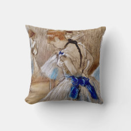 Degas danser met blauw lint kussen