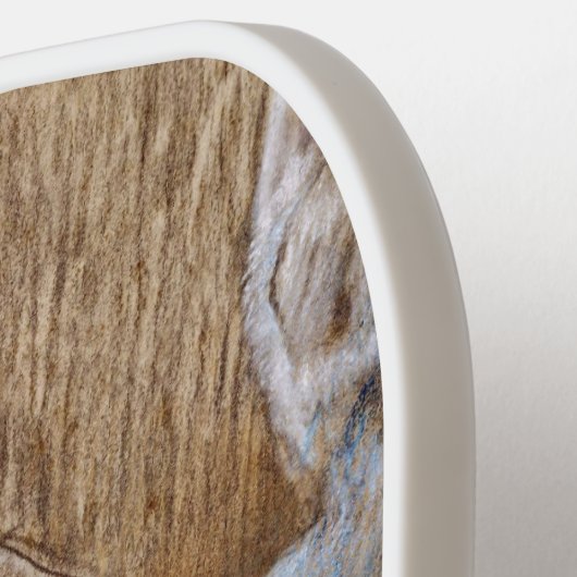 Degas danser met blauw lint pickleball paddle (Links Detail)