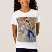 Degas danser met blauw lint T-shirt (Voorkant)