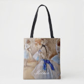 Degas danser met blauw lint tote bag (Voorkant)