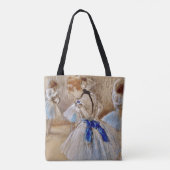 Degas danser met blauw lint tote bag (Achterkant)