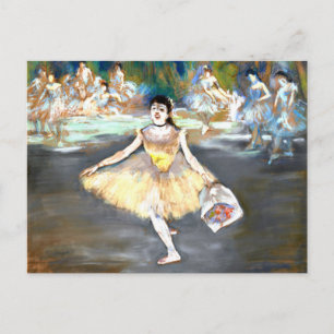 Degas - Danser met een Boeket Briefkaart