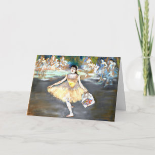 Degas - Danser met een Boeket Kaart