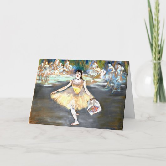 Degas - Danser met een Boeket Kaart (Voorkant)