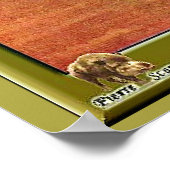 Degas - Danseres in Roze Jurk Poster (Hoek)