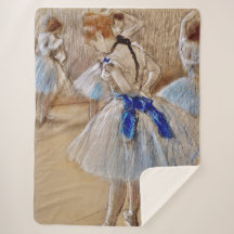 Dega's danseres met blauw lint