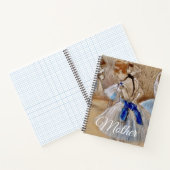 Dega's danseres met blauwe lint notitieboek (Binnen)