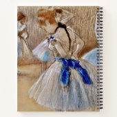 Dega's danseres met blauwe lint notitieboek (Achterkant)