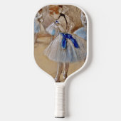 Degas-danseres met blauwe lint pickleball paddle (Achterkant)