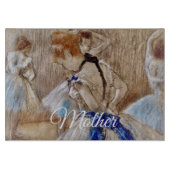 Degas Danseres Met Blauwe Lint Snijplank (Voorkant)