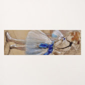 Dega's danseres met blauwe lint yogamat (Achterkant (horizontaal))
