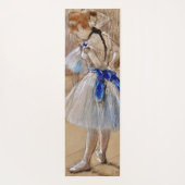 Dega's danseres met blauwe lint yogamat (Achterkant)